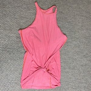 Lululemon sport tank without top inside color pink